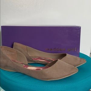 Madden Girl Dark Taupe Flats